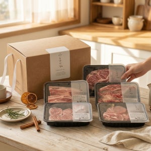 [6다이닝]이베리코 5구 혼합 선물세트 플루마 황제살 목살 항정살 듀록삼겹살 1.25kg