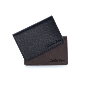 가죽공방 수제 명함 케이스 소가죽 카드 지갑 남자 여자 사피아노 앱송 카드지갑 이니셜각인