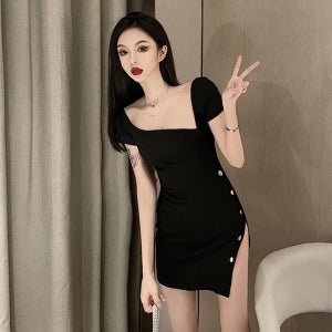 미니 숏 오프숄더 슬림핏 힙업 드레스 20대 섹시 클럽의상 원피스