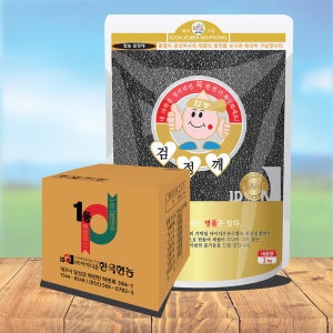 협농 볶음 검정깨 1kg X 10개(1Box) 업소용 흑임자