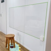 재단가능 투명 롤 칠판 벽에 붙이는 대형 화이트 보드 가로1000mm 아크릴 가정용 칠판