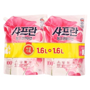 샤프란핑크센세이션R 1.6Lx2입/LG생활건강