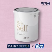 KCC 친환경 숲으로셀프 벽지용 에그쉘 3L 기본백색 / 아이방 실크벽지페인트 벽지