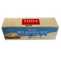 동원 소와나무 화이트 체다슬라이스치즈 1.8kg 100매 대용량슬라이스치즈