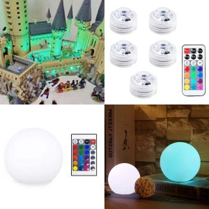 장식 LED 미니 조명 DIY 원형 전구 건전지 타입 3cm