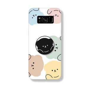 갤럭시 S8 케이스 그립 톡홀더 스마트톡 젤리 베어파티 둥이곰 G950