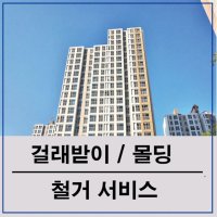 몰딩철거 - 천장몰딩/걸래받이 10년이상 베테랑 반장님 철거