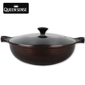 대용량 퀸센스IH 만능요리팬-36cm 인덕션겸용 궁중팬 볶음웍 튀김팬 멀티후라이팬 전골
