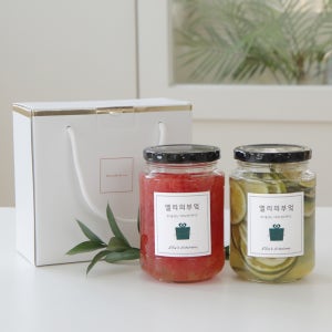 수제 과일청 500g 선물세트 자몽청+청귤청 선물 차 세트