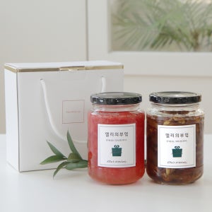 과일 수제청 과일청 대추생강청+자몽청 회사단체 차 세트