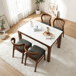 헤닝 린느 세라믹식탁 4인 원목 식탁 테이블 1300