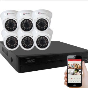 현우CCTV 500만화소 실내용 카메라 6대 녹화기세트