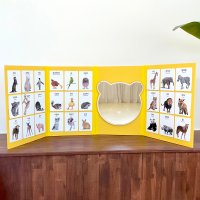 코코리코 아기 동물 한글 영어 양면 낱말 단어 감정 플래시 카드 병풍 만들기