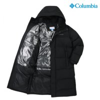 컬럼비아 구스 패딩 점퍼 무봉제 따뜻한 가벼운 거위털 러쉘데쉬 롱 다운 자켓 YMM313