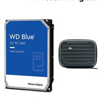 WD HDD 4TB EZAZ WD BLUE 하드디스크 4TB 4테라 파우치 증정