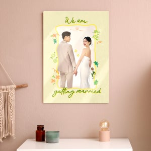 1+1 아크릴액자 웨딩 결혼 결혼식 본식 가족사진 주문제작 A3