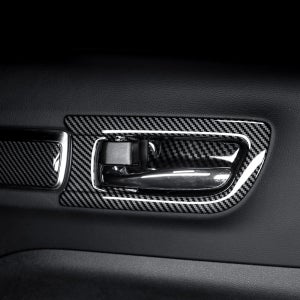 QM6 튜닝 용품 도어 내캐치 커버 카본 몰딩