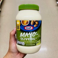 Kraft 크래프트 마요네즈&올리브오일 저지방 마요 887ml 대용량 케이지프리 에그