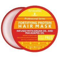 Arvazallia Fortifying Protein Hair Mask 알바자릴라 헤어 단백질 강화 딥컨디셔너 마스크 팩 250ml 1통