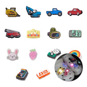 LED 크록스 지비츠 파츠 자비츠 참 신발 꾸미기 스마일 꽃 지게차