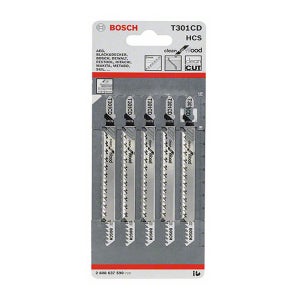 보쉬 목재용 직소날 T301CD 빠른절단 5pcs