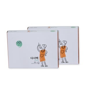 다시백 대형 60매입X2팩 육수망 다시백 국물백 육수거름망 국물망 걸음망 다시팩