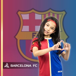 레플리카 유소년 아동 키즈 바르셀로나 클럽 축구 전사유니폼 세트 어린이 축구 의류 용품