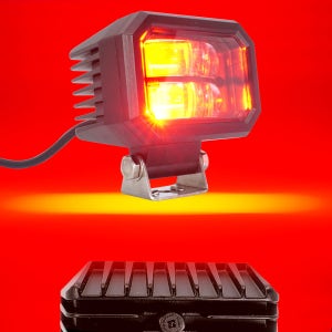 삼항LED 고급형 지게차 레드LED 안전라인램프 와이드빔 / DC12V-60V 겸용