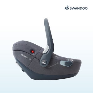 [스완두] 알버트 아이사이즈 신생아 바구니 카시트 세서미 그레이