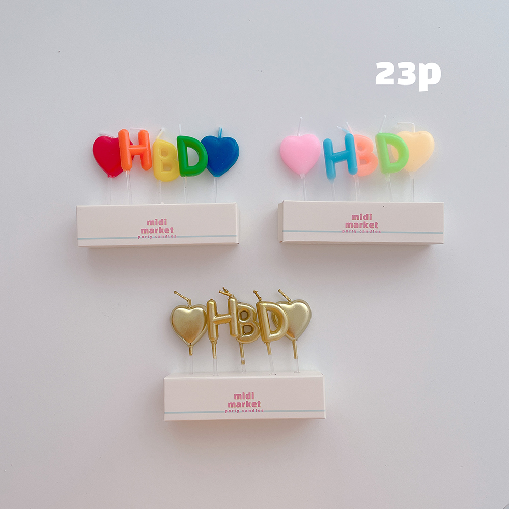 미디마켓 HBD생일초 23+1팩 1상자 대용량세트