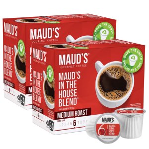 Maud’s In The House Blend 인 더 하우스 블렌드 미디엄 로스트 K Cup 24개입 2팩