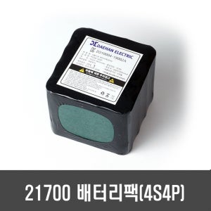 [A07-4] 21700 4S4P 배터리 팩 - 삼성, 4x4, 85x85x70mm±5, 1145g, 만충 16.8V, 20Ah