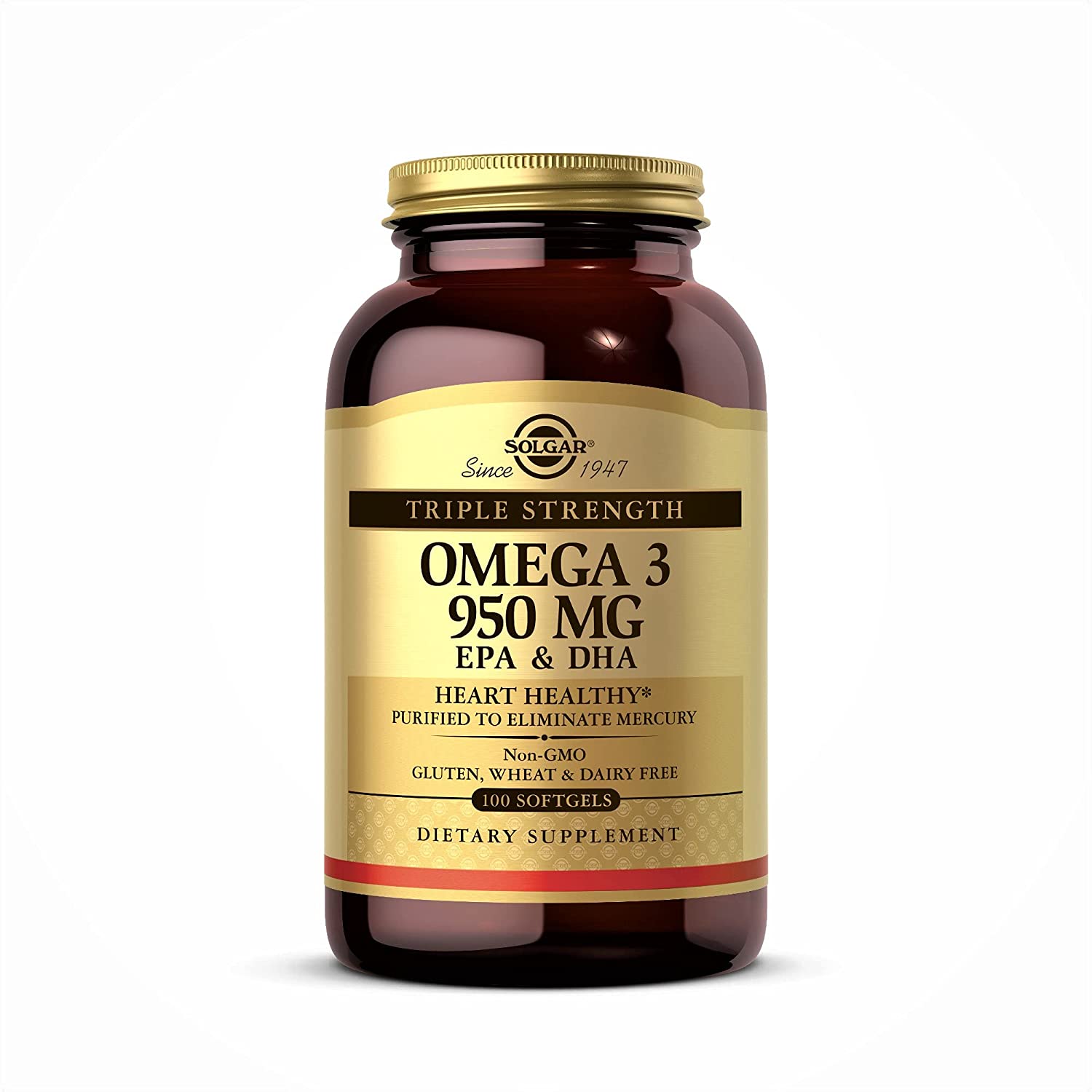 Solgar 솔가 3배강화 <b>오메가3</b> Omega3 <b>950</b> <b>mg</b> 100정 심혈관 관절 피부