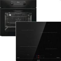 고렌예 GORENJE 오븐+ 4구 프리존 인덕션 세트 BLACKSTEAMSET