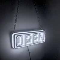 오픈간판 입구 창문 OPEN LED 간판 개업 선물