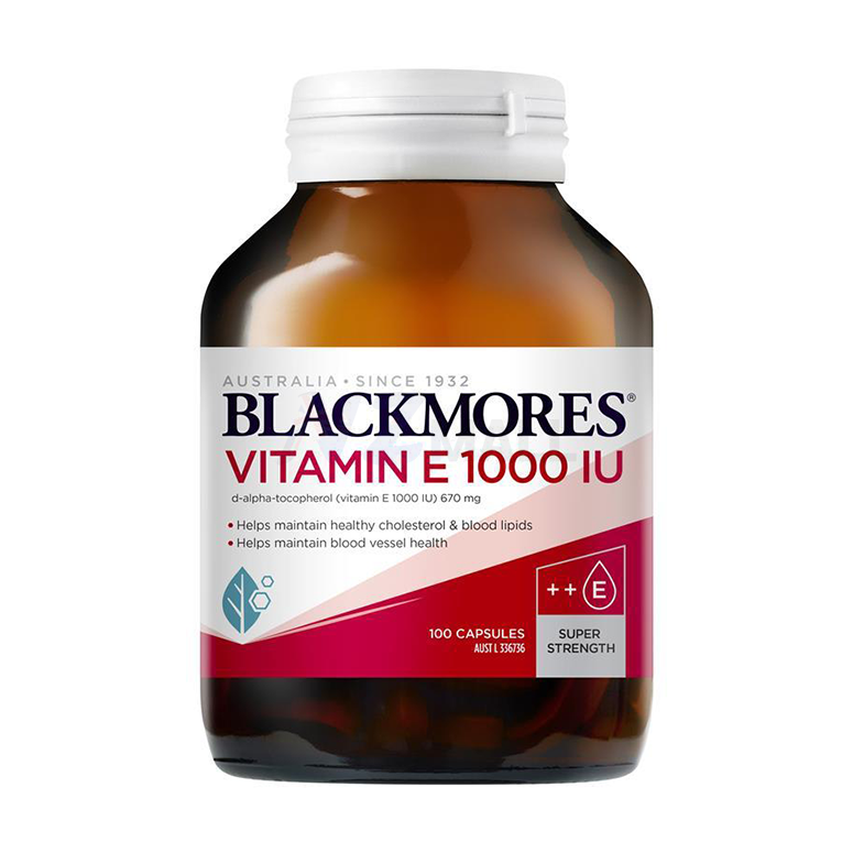 <b>블랙모어스 비타민E</b> 1000IU 100캡슐