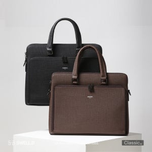 스웰비 남자 가죽 서류가방 MODEL C 남성 브리프케이스 노트북 사무용 직장인 가방