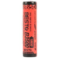 베스토 18650 배터리 삼성SDI셀 3500mAh 손전등 후레쉬 충전지