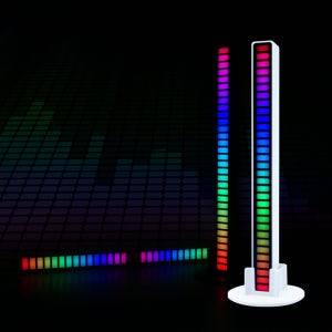 소리반응 댄싱 USB RGB 이퀄라이저 LED바 스틱 무드등