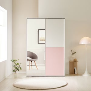 벨라 슬라이딩 옷장 1200 키큰 장롱 E0 미닫이 행거 선반 서랍 맞춤형 댐핑도어