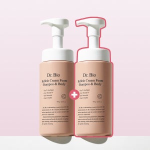 1+1 닥터바이오 버블 크림 폼 샴푸&바디워시 450g [신생아 임산부 시니어 쫀득 거품 보습 세정]
