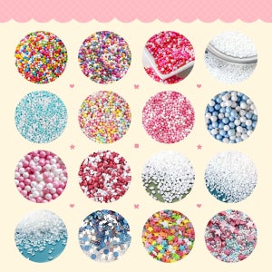 슈가스프링클 구슬 & 크런치 & 믹스 모음 16종 (초콜릿/빼빼로/만들기/베이킹/토핑/꾸미기/장식)