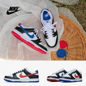 국내매장품 나이키 덩크 로우 서울 태극기 대한민국 화이트 빨파