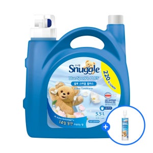 스너글 고농축 섬유유연제 블루스파클 플러스 5.5L + 스너글 섬유탈취제 150ML