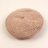 [유니버셜케미스트리 ] Rattan Pink Beret 라탄베레모