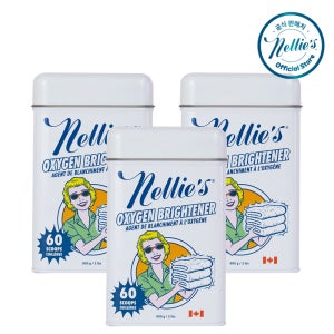 넬리 흰옷누런때 표백제 과탄산소다빨래 산소계표백제 분말형 900g x3개