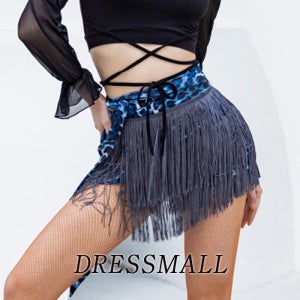 드레스몰 비네뜨 랩 스커트 라틴 댄스복 수술 랩스커트 밸리 라인