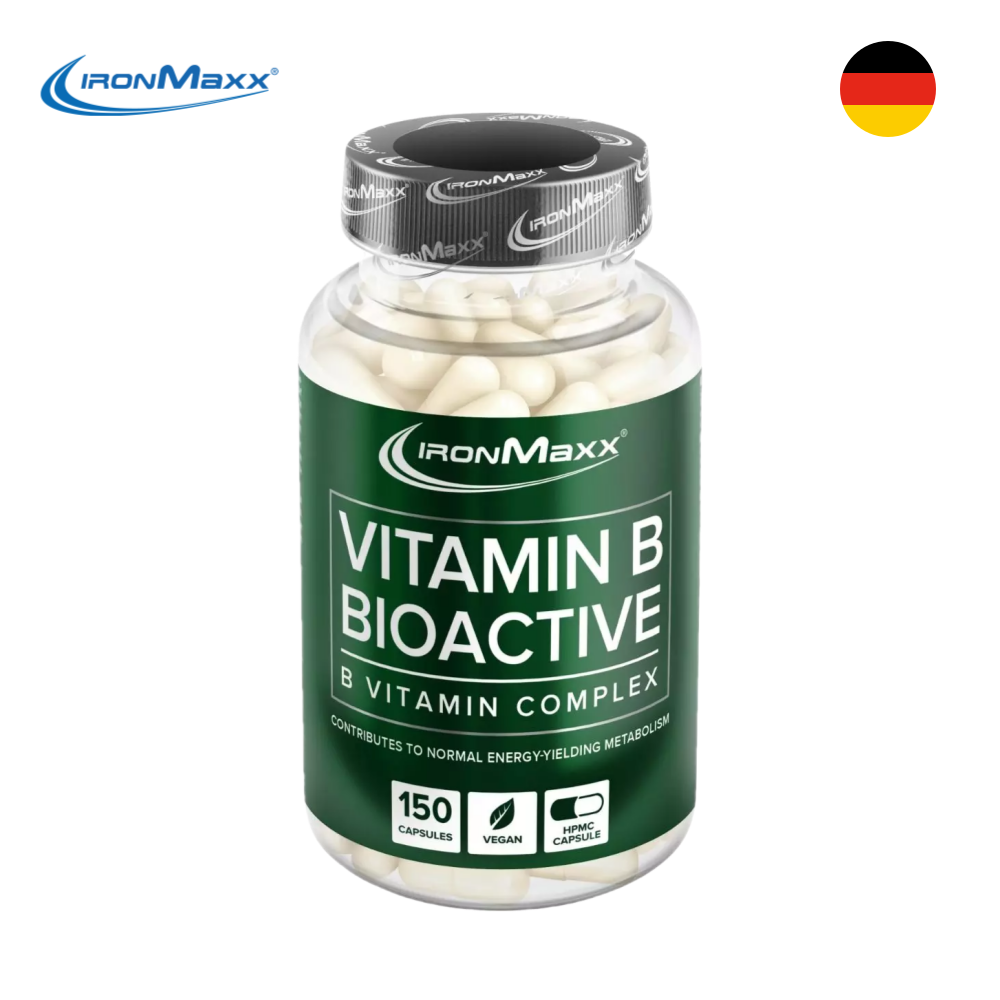 독일 <b>아이언맥스 비타민</b> B 바이오액티브 (Ironmaxx Vitamin B Bioactive) 150 캡슐
