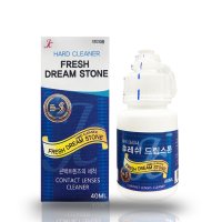 후레시 드림스톤 하드렌즈 드림렌즈 단백질 전용 세척액 40ml 3개