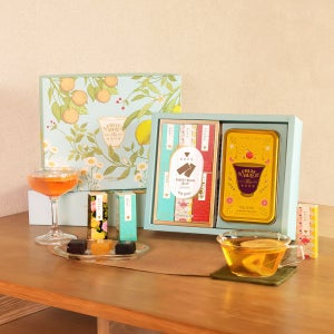 쌍계명차 과일허그 티캔 2입 선물세트 자몽블랙티 레몬캐모마일 양갱 다식